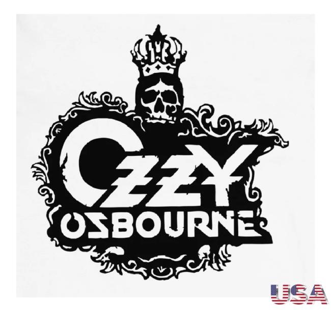 Trending Apocalypse Vinyl Merch Ozzy Osbourne Gilded Logo Sweatshirt
