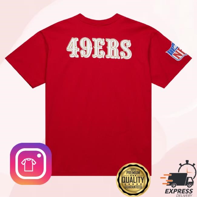 Men's Deion Sanders Scarlet San Francisco 49Ers Ultimate Player Tee Shirt