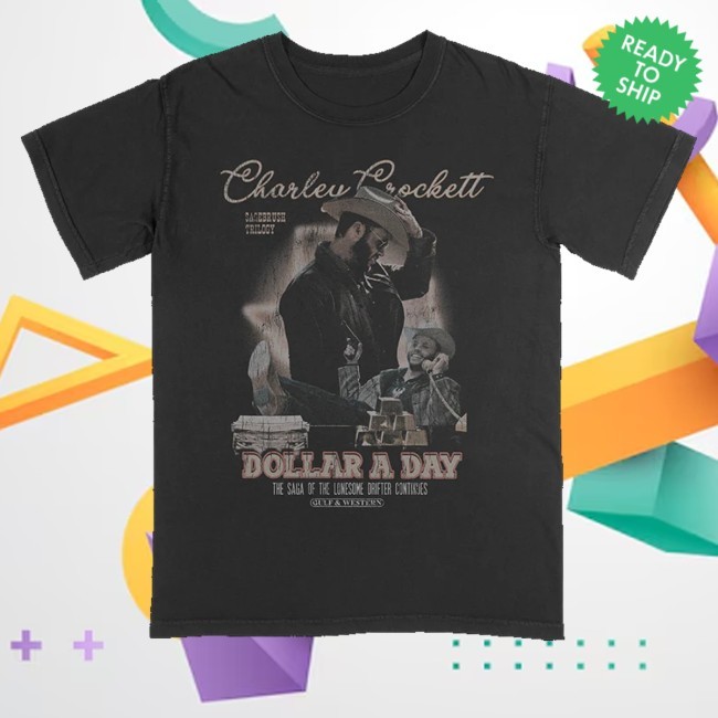 Charley Crockett Official Store The Saga Continues Shirt