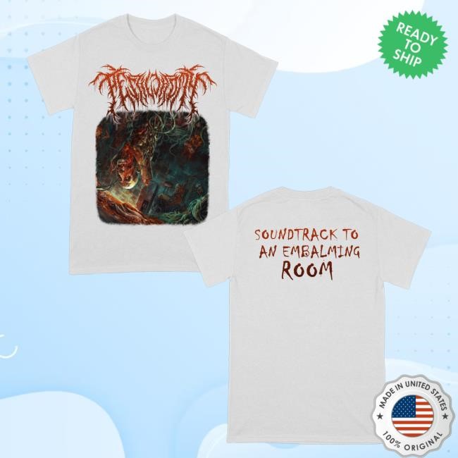 Reality Fade Merch Pestilectomy Soundtrack To An Embalming Room White T-Shirt, Hoodie, Tank Top, Sweater And Long Sleeve T-Shirt
