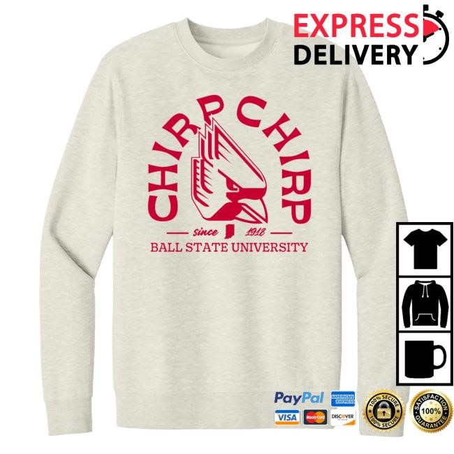 Ball State Merch Shop Store Chirp Chirp Hoodie