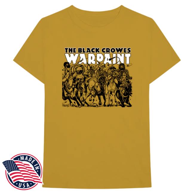 Official The Black Crowes Warpaint Popover Shirt