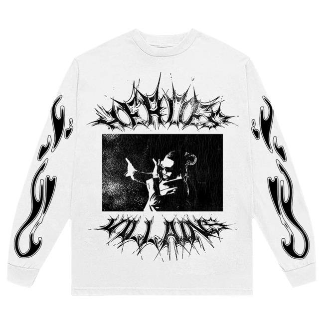 Official Metro Boomin Store Merch Heroes And Villains Long Sleeve Shirt MetroBoomin Shop