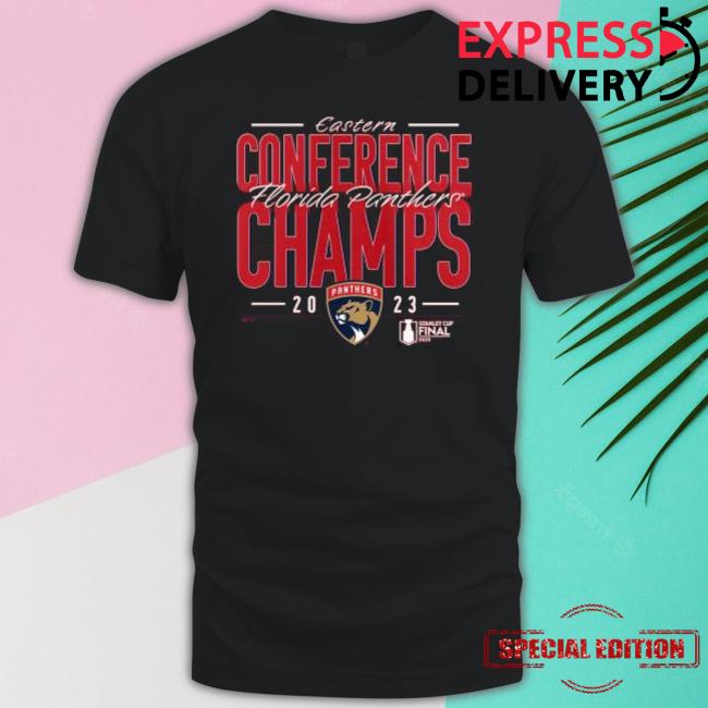 Original Florida Panthers 2023 Eastern Conference Champions Goal Tender shirt