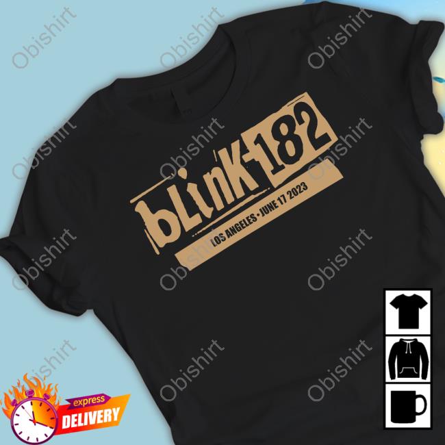 Blink-182 Merch Los Angeles World Tour 2023/2024 Hoodie