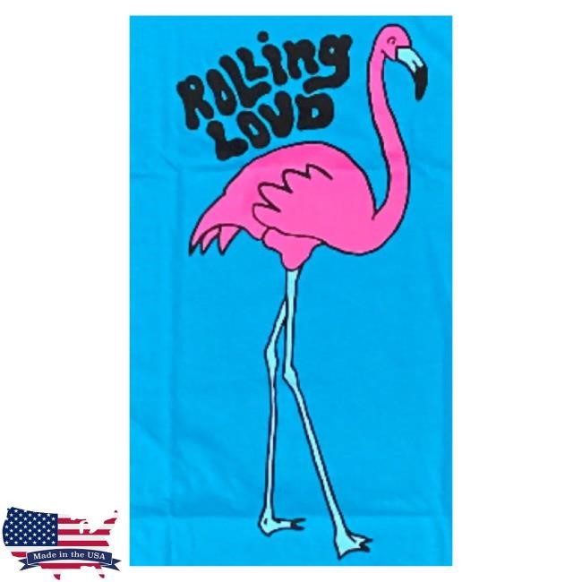 Official Pure Soles Ph Merch Rolling Loud Flamingo Teal Hoodie