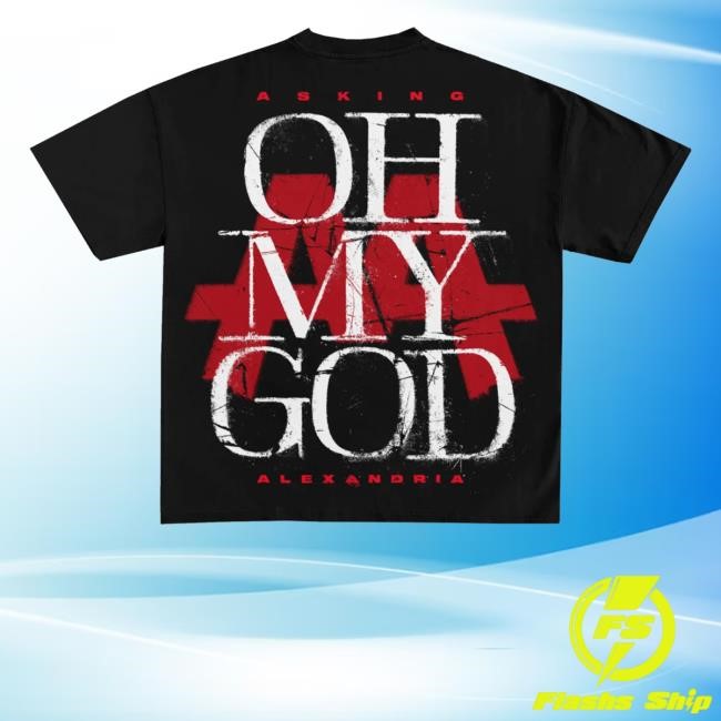 Asking Alexandria Merch Store Oh My God Crewneck Sweatshirt