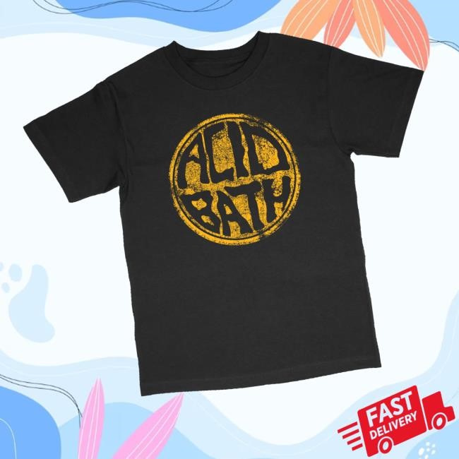 Acid Bath Official Merch Acid Bath Worn 'N Torn Logo Long Sleeve T Shirt