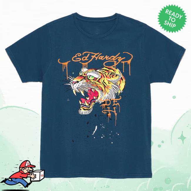 Official Ed Hardy Merch Store Screaming Tige Top Shirt EdHardy Apparel Clothing Shop