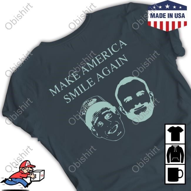 Tanner Connor 2024 Make America Smile Again T Shirt Tanner Connor 2024 Make America Smile Again Tee