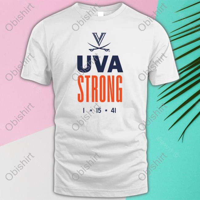 Uva Football Uva Strong 1 15 41 Tee Shirt
