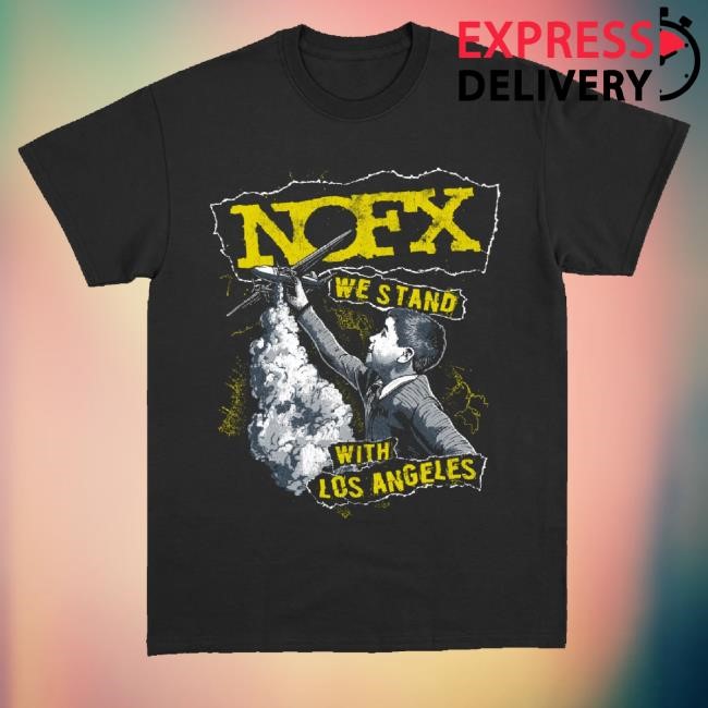 Nofx We Stand With Los Angeles Fire Relief Tank Top