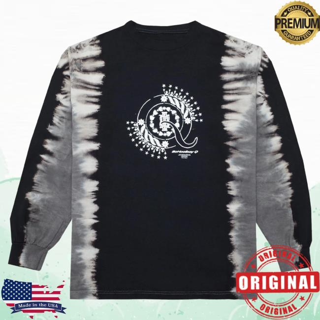 Official Clothing Top Dawg Entertainment Merch Store Crash Talk Tie Dye Long Sleeve T Shirt (Black)