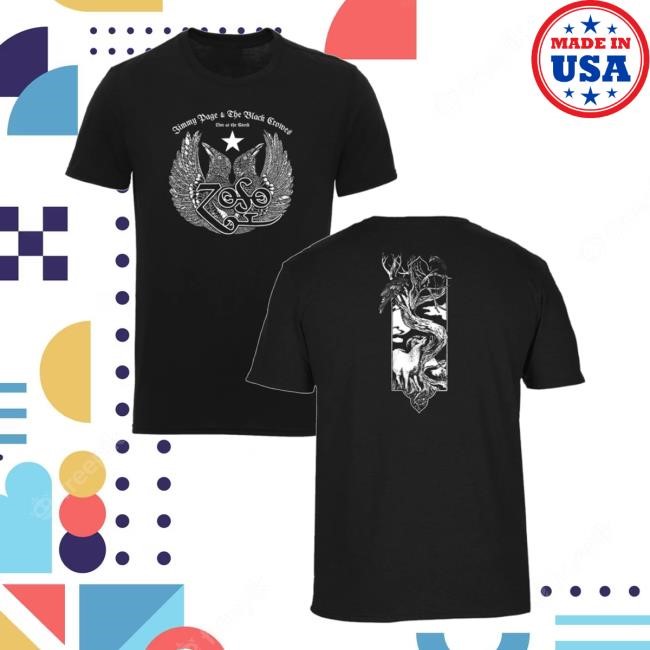 The Black Crowes Merch Store Live At The Greek Sweatshirt Jimmy Page & The Black Crowes Live At The Greek