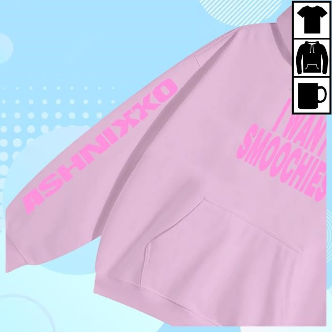 Ashnikko Eur Merch Shop Store I Want Smoochies Shirt