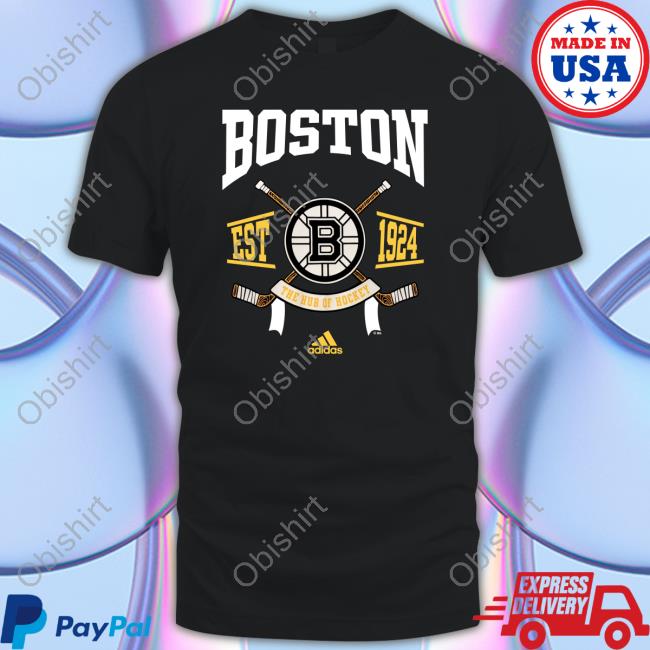 Boston The Hub Of Hockey Tee Shirt