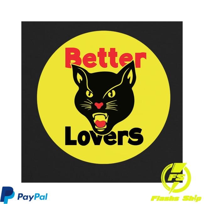 Betterloversband Store Better Lovers Black Cat Bootleg Tank Top