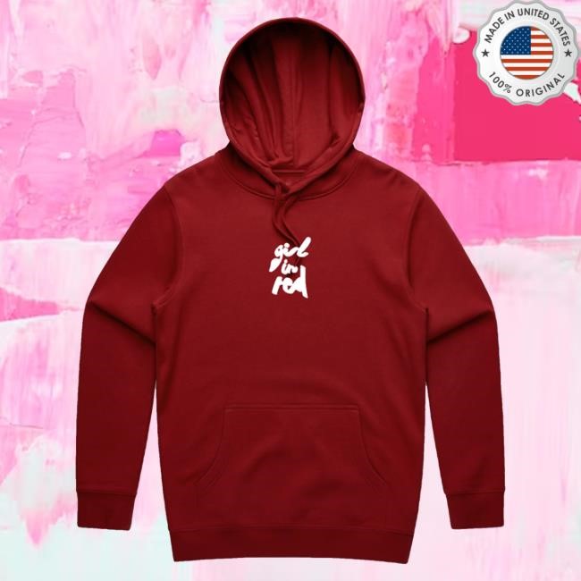 Girl In Red Official Merch Cardinal Red Hoodie