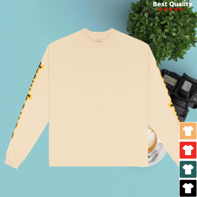Official Drew House Merch Store Shop Drew House Ls Hug Long Sleeve Tees Biscotti Drew House Apparel Clothing