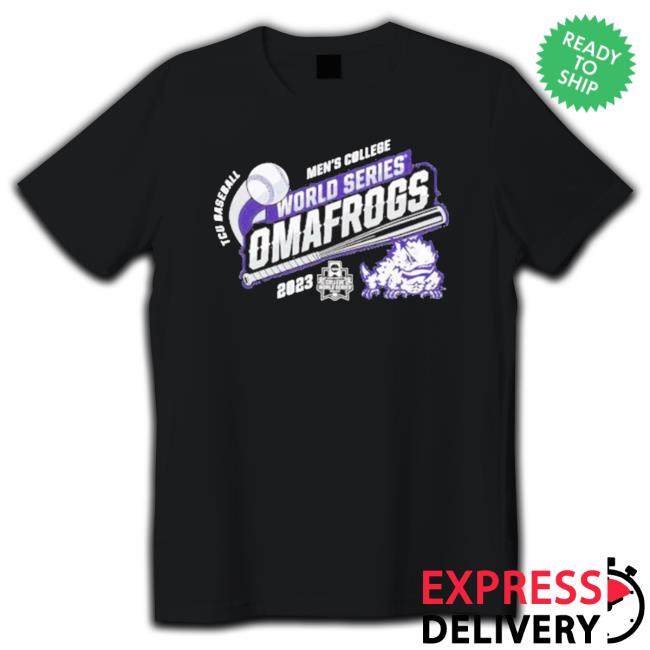 Logo Tcu Horned Frogs Blue 84 2023 Ncaa Men’S Baseball College World Series shirt, hoodie, tank top, sweater and long sleeve t-shirt