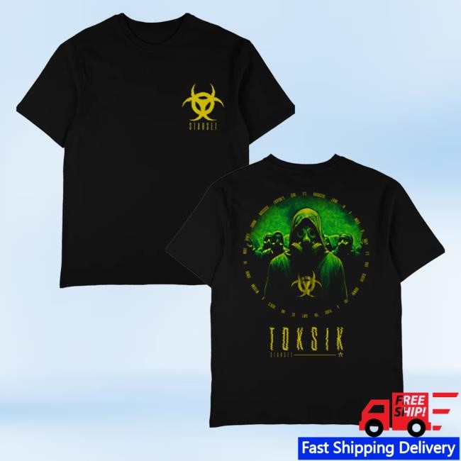Starsetonline Merch Store Shop Toksik Gas Mask Funny Shirt