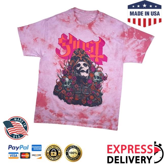 Ghost Merch Bliss In Pink Crystal Wash