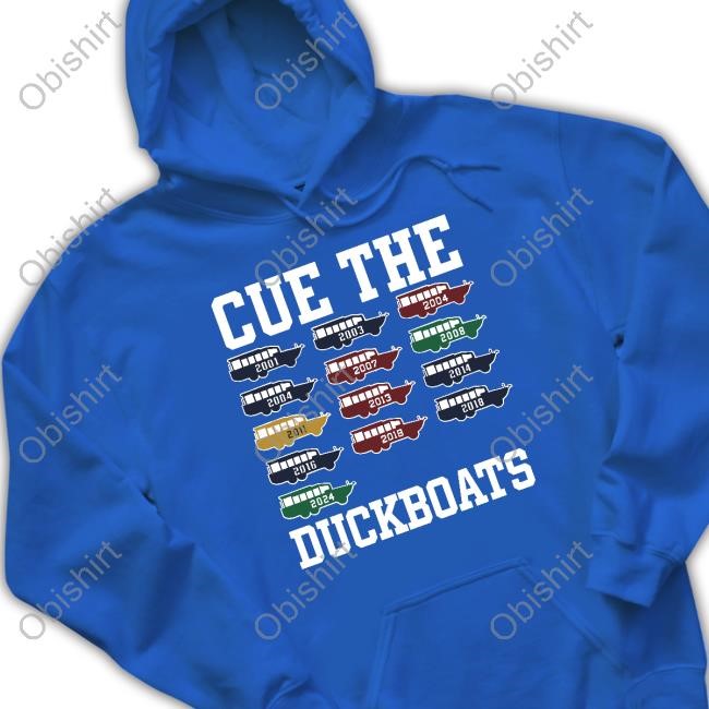 Cue The Duckboats 2024 Hoodie
