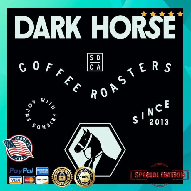 Dark Horse Coffee Roasters Merch Store Identity Crewneck Sweatshirt