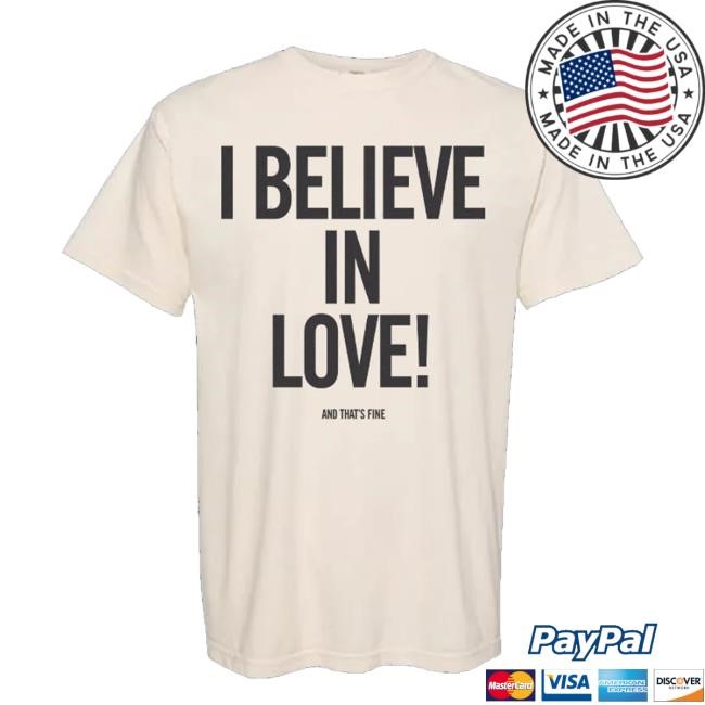 Tyler Ballgame Merch Shop Store I Believe In Love Sweatshirt