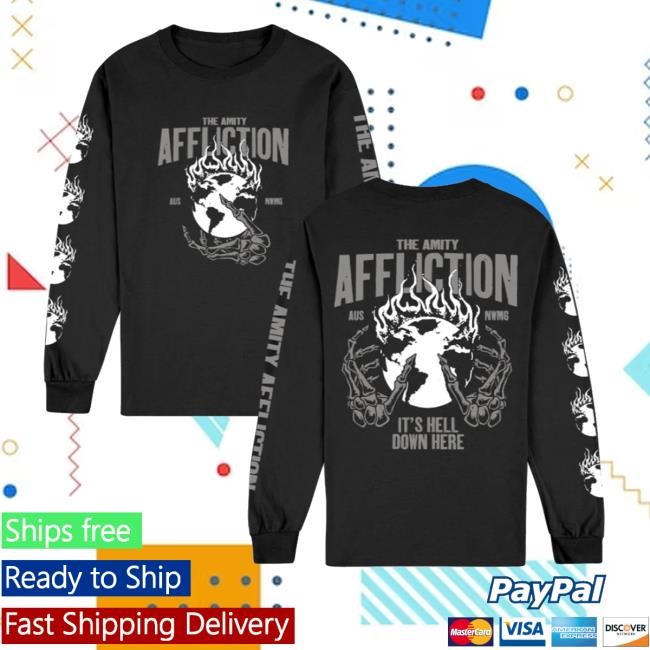 24Hundred Merch The Amity Affliction It's Hell Down Here Sweaters