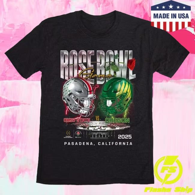 Original Big Ten Store Merch Black 2024 Rose Bowl Head To Head Short Sleeve Fashion Sweatshirt