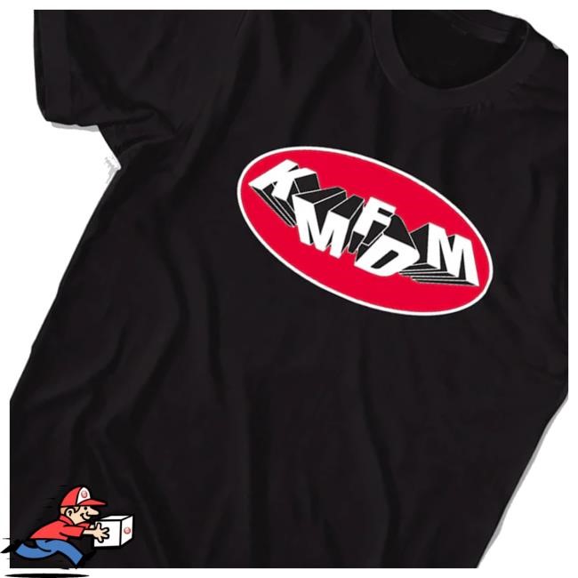 Kmfdm Merch Kmfdm Oval Tumbling Logo Youth T Shirt