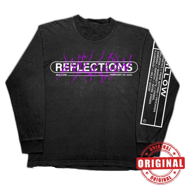 Official Merch Now Reflections Willow Black Long Sleeve T Shirt MerchNow