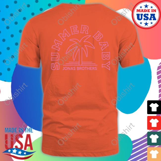Summer Baby Palm Long Sleeve Tee Shirt Jonasbrothers Summer Baby Palm Tee Shirt