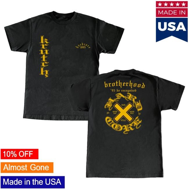 Official Daze-Style Merch Krutch - Hardcore 1995 t-shirt, hoodie, tank top, sweater and long sleeve t-shirt