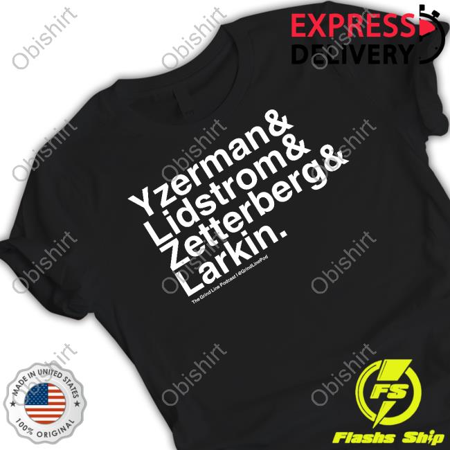 Grindlinepod Yzerman & Lidstrom & Zetterberg & Larkin T Shirt