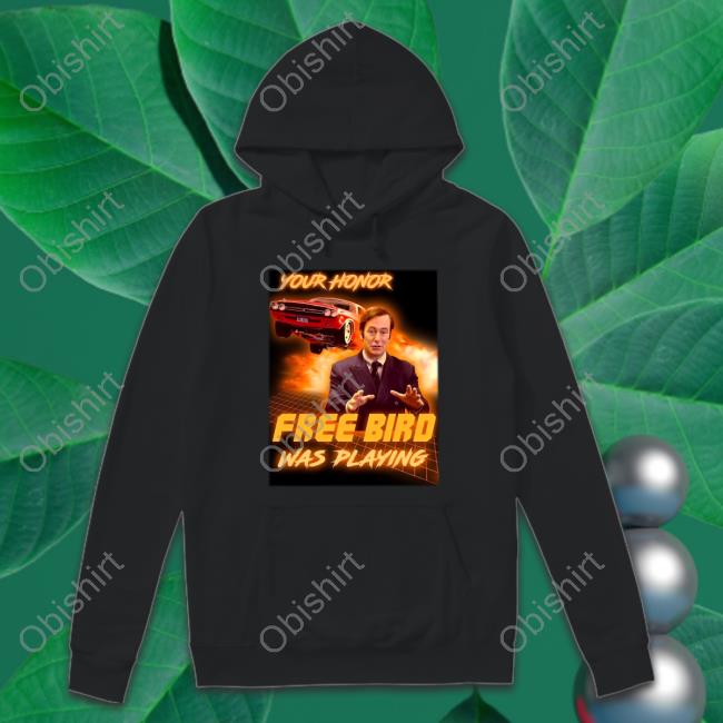 Your Honor Free Bird Was Playing Hoodie Sweatshirt