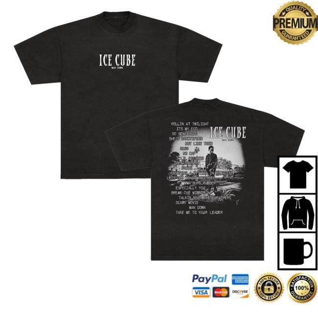 Ice Cube Man Down Funny Shirt Official Ice Cube Store Man Down Shirt