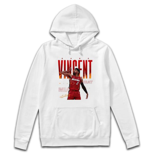 Gabe Vincent Miami Heat Signature 2023 shirt, hoodie, tank top, sweater and long sleeve t-shirt