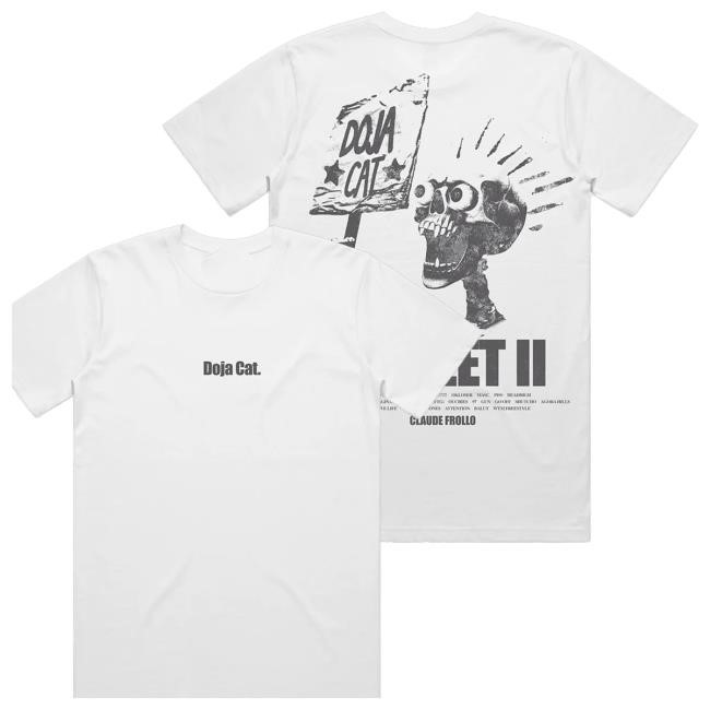 Doja Cat Official Merch Scarlet Ii Claude Skull Sweatshirt