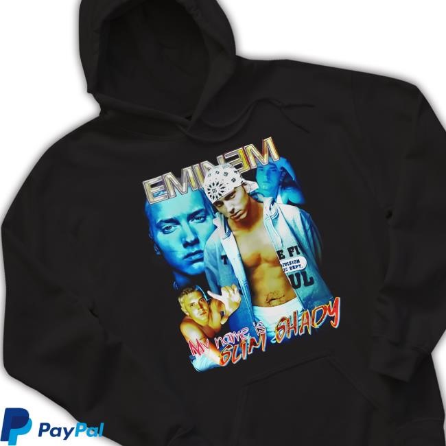 Bbnomula Wearing Eminem My Name Is Slim Shady T-Shirt, Hoodie, Tank Top, Sweater And Long Sleeve T-Shirt
