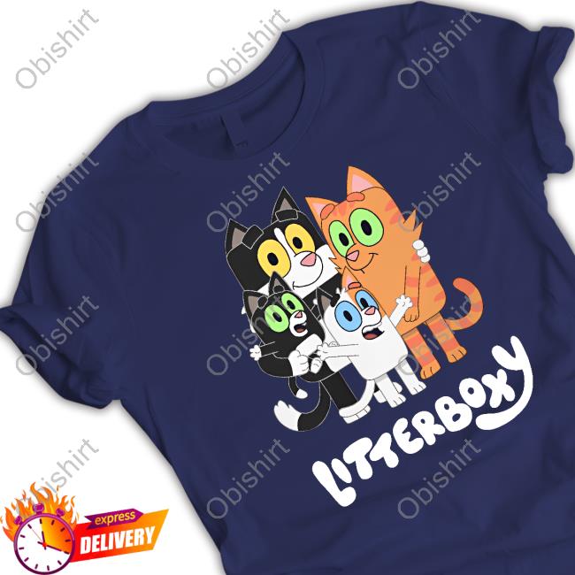 Litterbox Comics Litterboxy Family Men's Long Sleeve Shirt