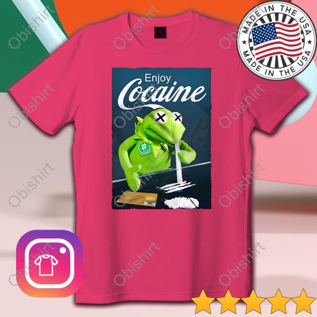 Weird Thrift Store Shirts Frog Enjoy Cocaine T Shirt