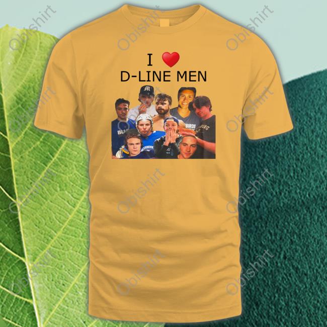 I Love D-Line Men Long Sleeve T Shirt Spac3invador