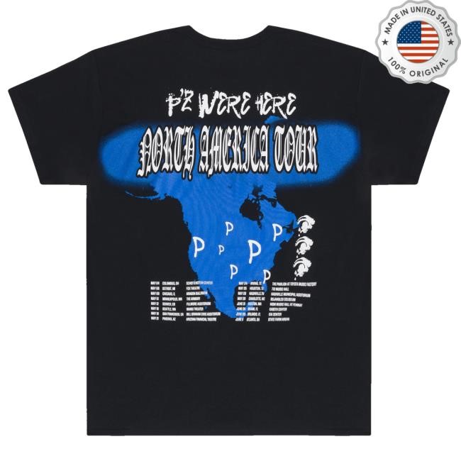 Gunna Wunna Merch Bittersweet Tour P'z Were Here Crewneck Sweatshirt