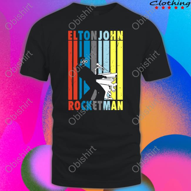 Elton John Rocketman Play Piano Shirt