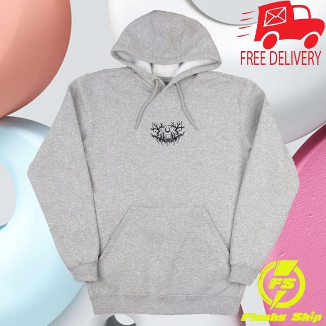 Official Lorna Shore Store Merch Lorna Shore Carhartt Embroidered Puff Hooded Sweatshirt (Heather Grey) Funny Shirt