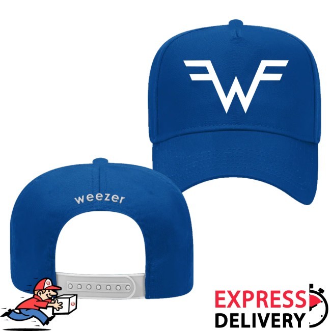 Official Weezer Store Merch Blue Logo Headwear