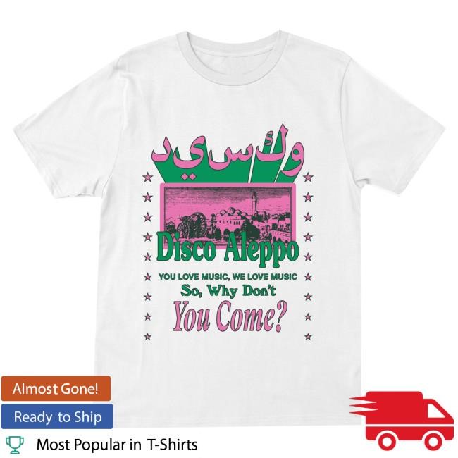 Official Everpress Merch Disco Aleppo Syria Hooded Sweatshirt