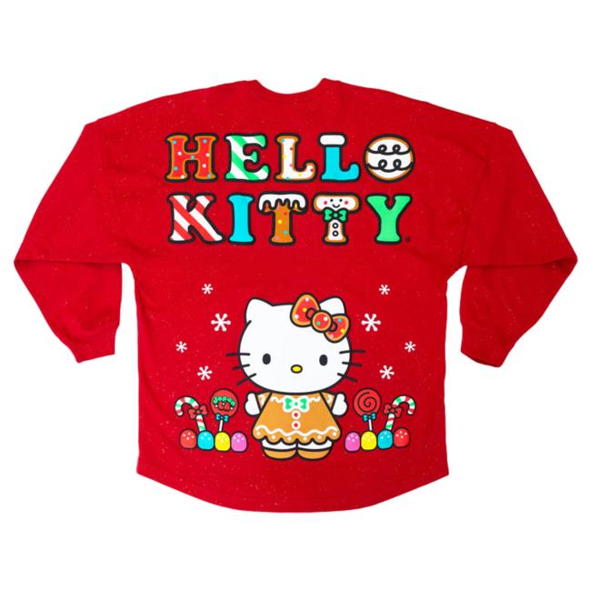 Official Sanrio Apparel Clothing Merch Store Shop Hello Kitty Gingerbread Japanla Spirit Popover Hoodie